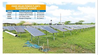 Government greenlights four solar plants generating 420 MW