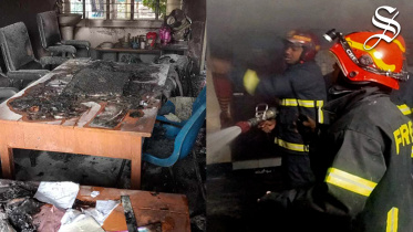 polling centre fire