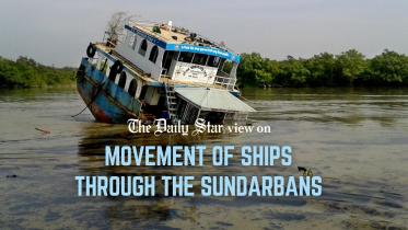 Movement of Ships Through the Sundarbans