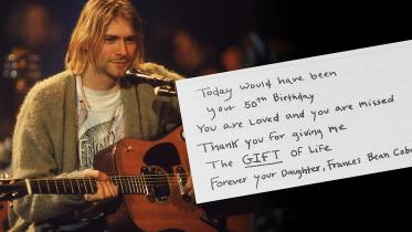 Kurt Cobain’s daughter, Frances, pens heartfelt note to father