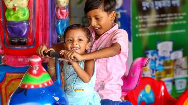 Children need to play, and to ensure that they can, we need policies, training, and funding. Photo: Prabir Das