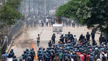 Bangladesh student protests and government crackdown