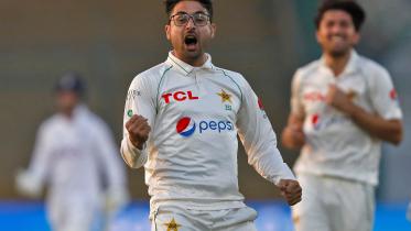 Pakistan leg-spinner Abrar Ahmed 