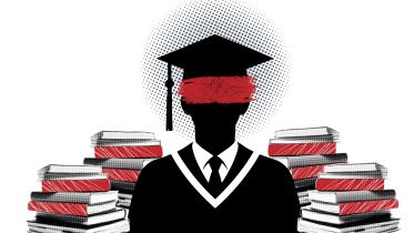 Graphical representation of the wasted potential of educational reforms