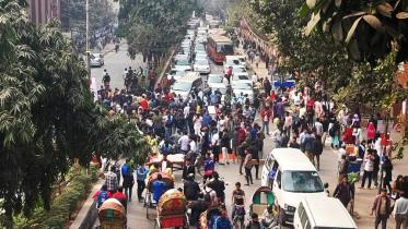 Dhaka traffic congestion protests