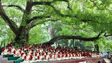 Thousands gather at Ramna Batamul to welcome Bengali New Year
