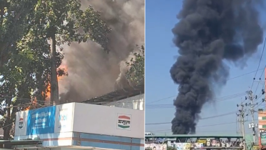 Fire breaks out at chemical factory in Gazipur