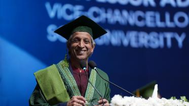 photo of Prof. Adam Habib at BRAC University’s 17th Convocation