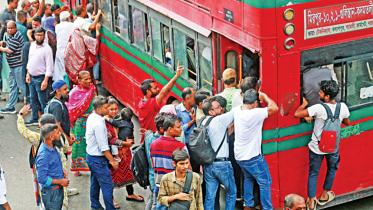 Public transport crisis in Dhaka