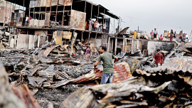Dhaka kalshi slum fire 2026