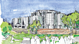 National Parliament Building of Bangladesh