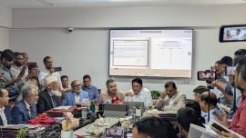The education minister spoke at a press conference at the education ministry after publishing the results. Photo: Arafat Rahaman