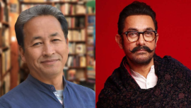 Sonam Wangchuk and Aamir Khan