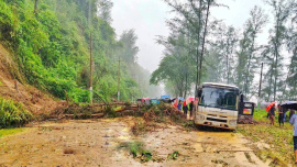 Rohingya child killed in Cox's Bazar landslide