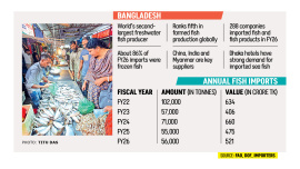 Bangladesh imports fish