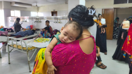 Except for a few, most children never received the measles vaccine, while some parents were not even aware of the need for immunisation. Photo: Star