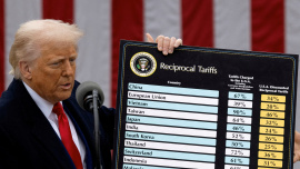 trump calls for 100 percent tariff against china & india