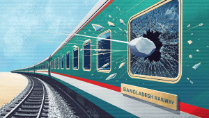 stone throwing on Bangladesh trains