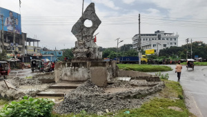 Jhenaidah Bir Sreshtha Hamidur Rahman monument latest update