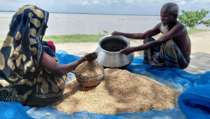 Brahmaputra river erosion Kurigram
