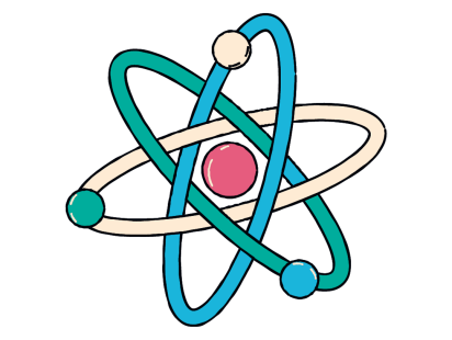 Sub-atomic particles. 
