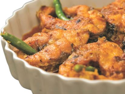 Rui fish curry