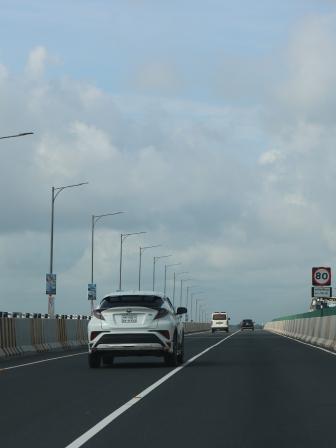 Over the Padma, by the bridge of dreams!  