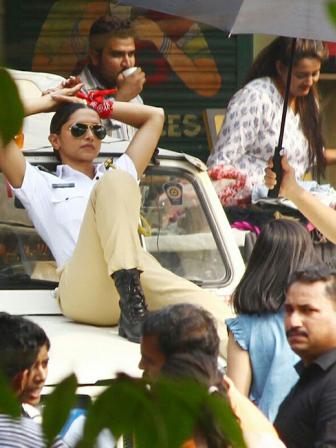 Deepika padukone in cop dress