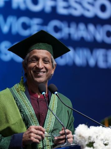 photo of Prof. Adam Habib at BRAC University’s 17th Convocation