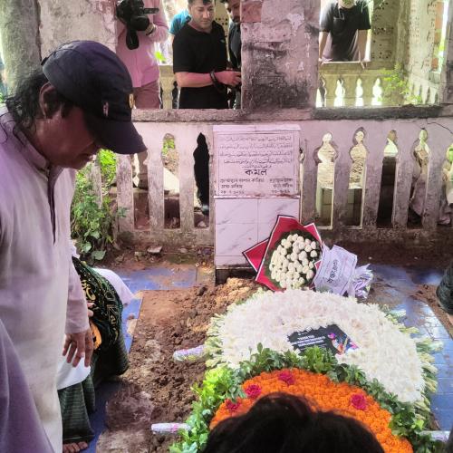 Shafin Ahmed laid to rest atop his father’s burial site
