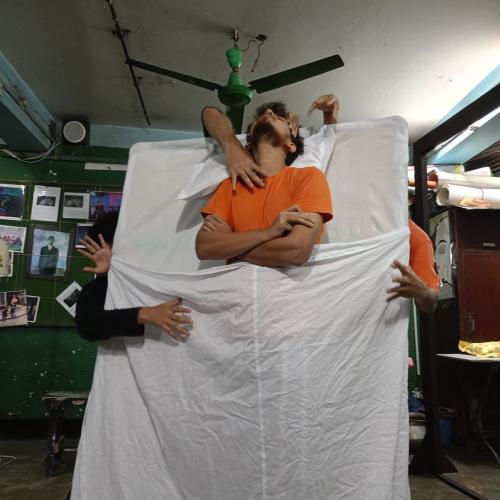Prachyanat School honours Kafka with stage adaptation of ‘Metamorphosis’